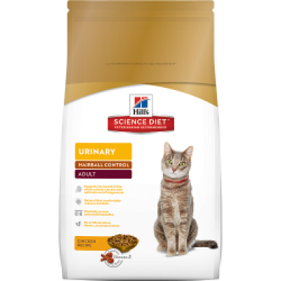 Hills Science Plan Cat-Adult Urinary  Hairball control piletina